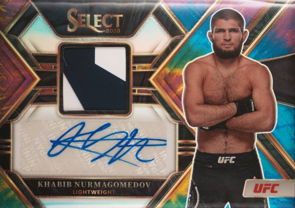 2023 Panini Select UFC Autographed Memorabilia Khabib Nurmagomedov #AMKBN Other Sports Card