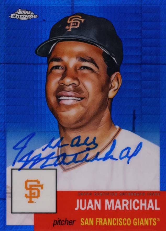 2022 Topps Chrome Platinum Anniversary Autographs Juan Marichal #JM Baseball Card