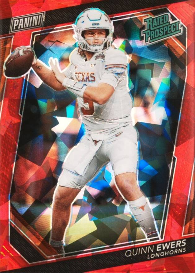 2023 Panini National VIP Gold Prospects Quinn Ewers #QE Football Card