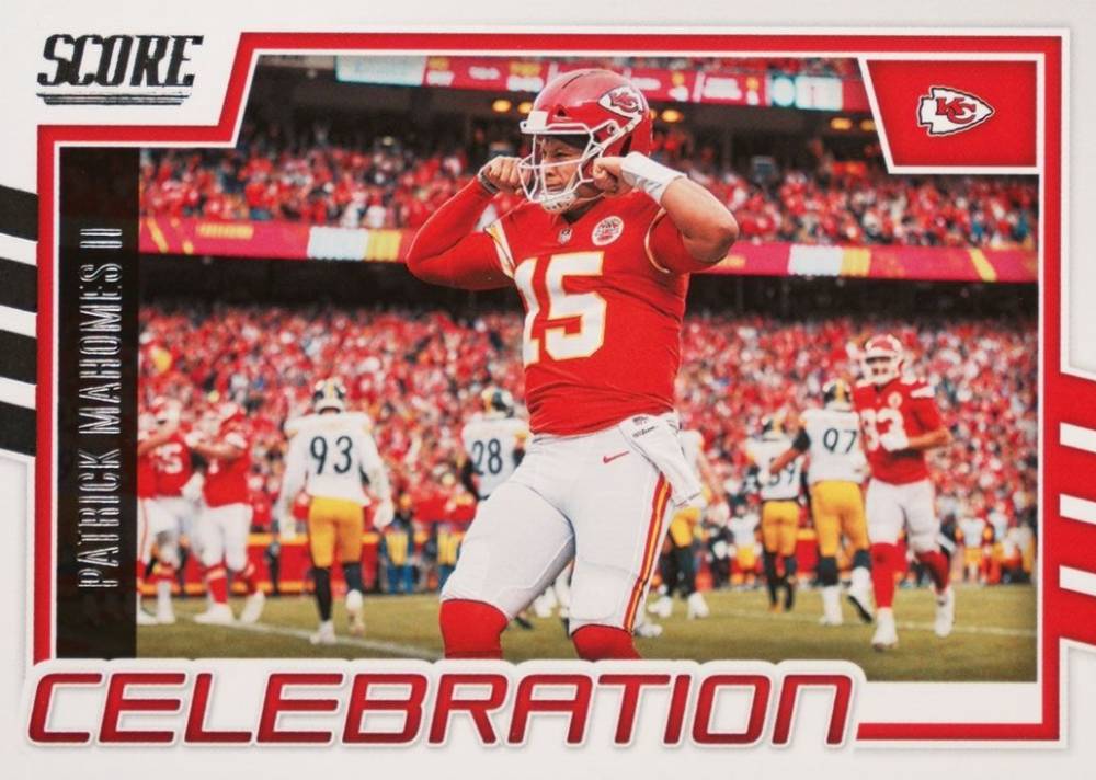 2022 Panini Score Celebration Patrick Mahomes II #CPM Football Card