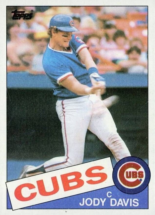 1985 Topps Jody Davis #384 Baseball Card