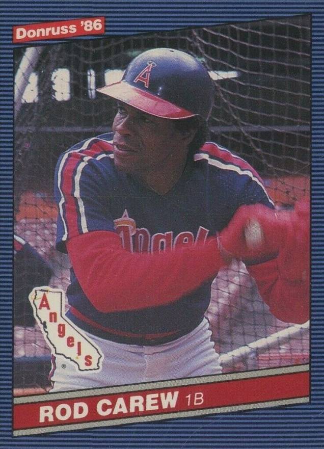 1986 Donruss Rod Carew #280 Baseball Card