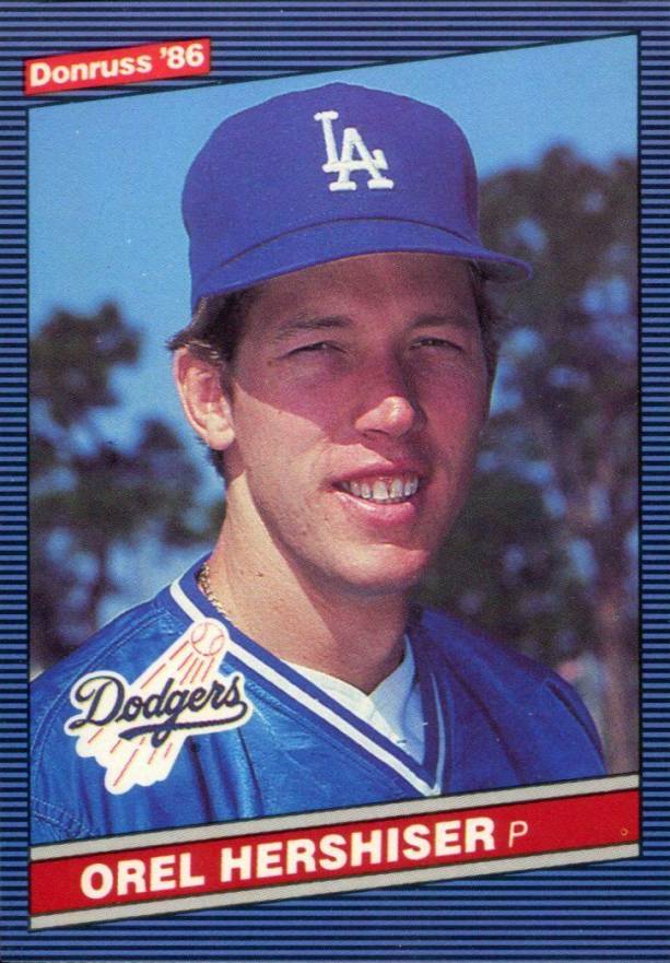 1986 Donruss Orel Hershiser #226 Baseball Card