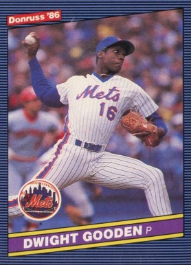 1986 Donruss Dwight Gooden #75 Baseball Card