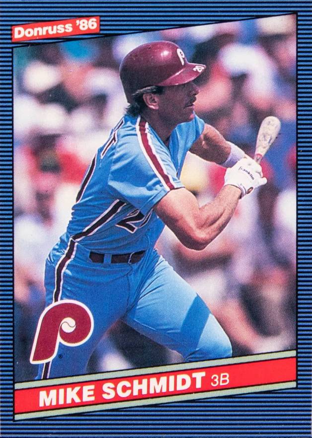 1986 Donruss Mike Schmidt #61 Baseball Card