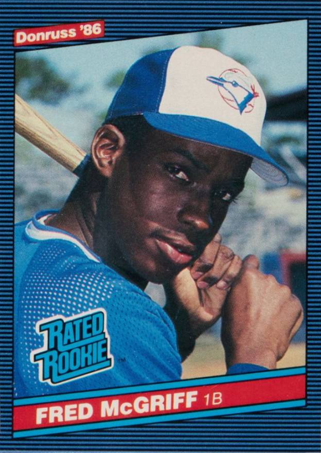 1986 Donruss Fred McGriff #28 Baseball Card