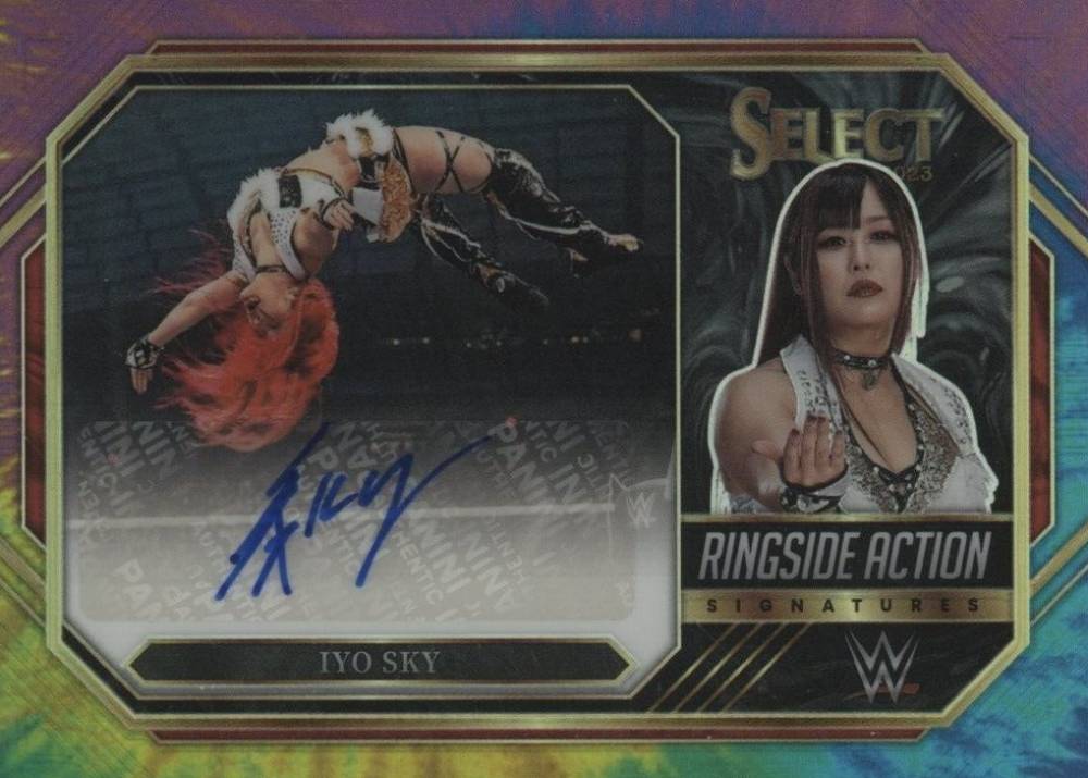 2023 Panini Select WWE Ringside Action Signatures Iyo Sky #RAIYS Other Sports Card