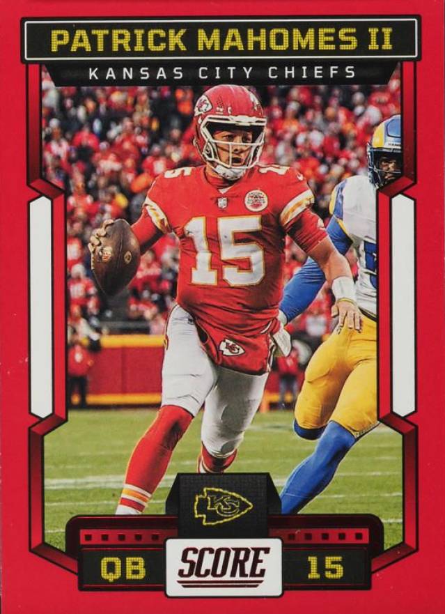 2023 Panini Score Patrick Mahomes II #119 Football Card