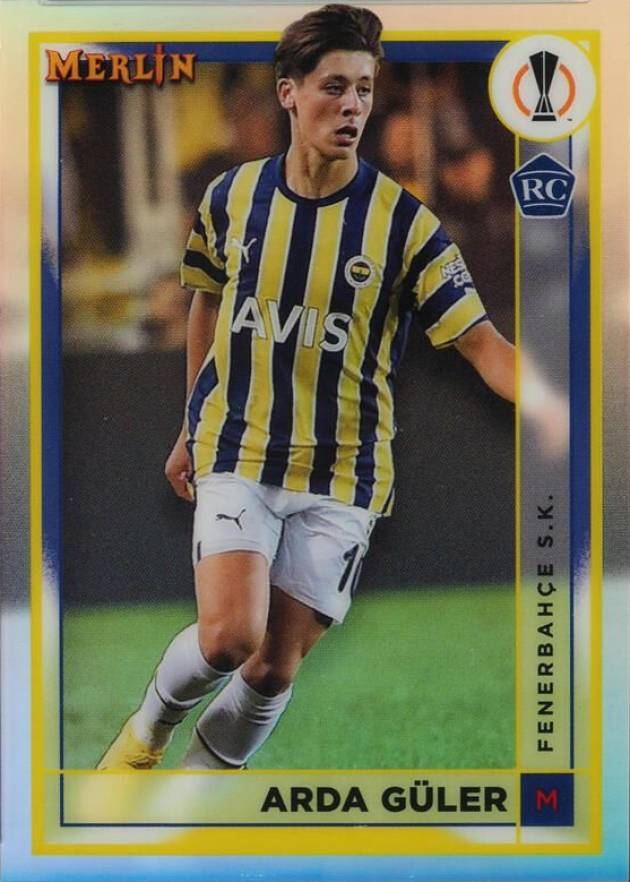 2022 Topps Merlin Chrome UEFA Club Competitions Arda Guler #43 Soccer Card