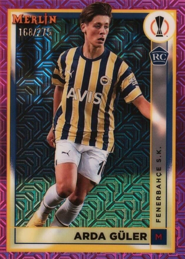 2022 Topps Merlin Chrome UEFA Club Competitions Arda Guler #43 Soccer Card