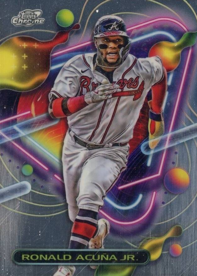 2023 Topps Cosmic Chrome Ronald Acuna Jr. #68 Baseball Card