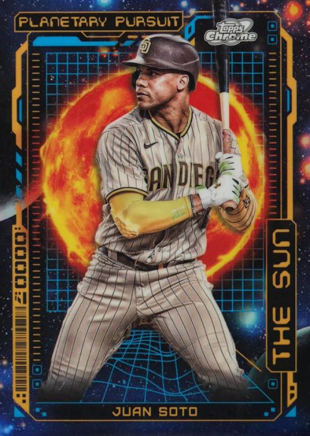 2023 Topps Cosmic Chrome Planetary Pursuit Juan Soto #10 Baseball Card