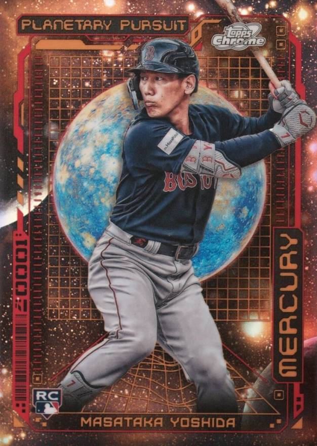 2023 Topps Cosmic Chrome Planetary Pursuit Masataka Yoshida #3 Baseball Card