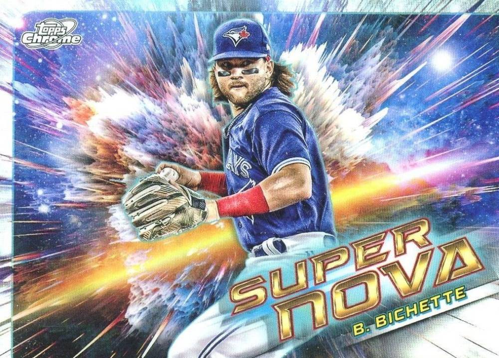 2023 Topps Cosmic Chrome Supernova Bo Bichette #SN19 Baseball Card