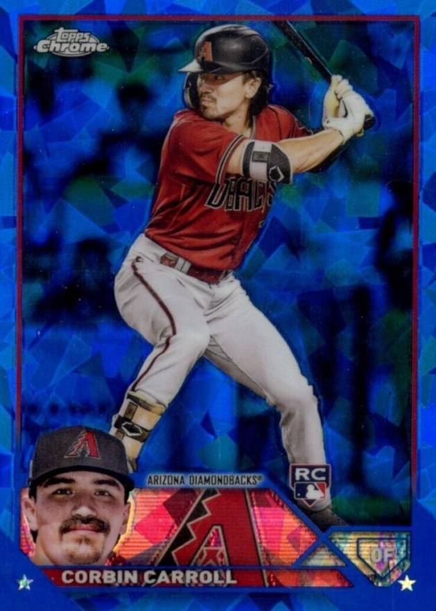 2023 Topps Chrome Sapphire Corbin Carroll #401 Baseball Card