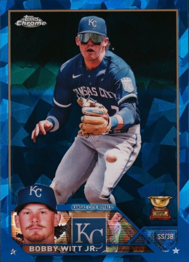 2023 Topps Chrome Sapphire Bobby Witt Jr. #7 Baseball Card