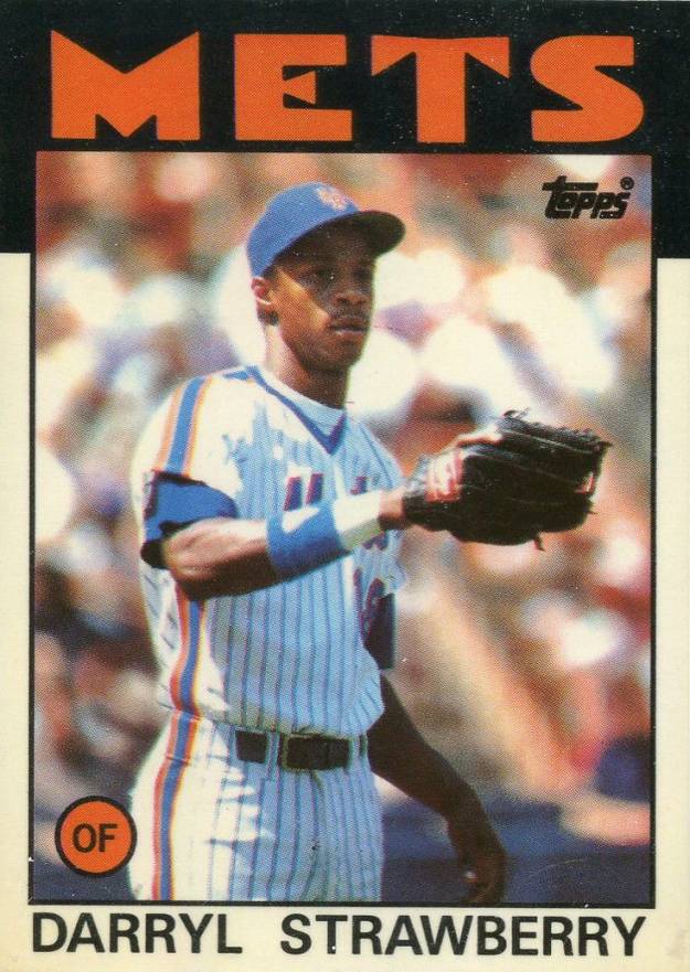 1986 Topps Tiffany Darryl Strawberry #80 Baseball Card