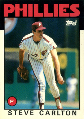 1986 Topps Tiffany Steve Carlton #120 Baseball Card