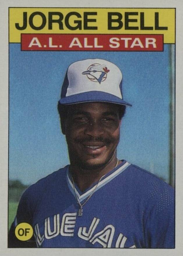 1986 Topps George Bell (All-Star) #718 Baseball Card