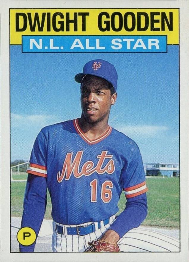 1986 Topps Dwight Gooden (All-Star) #709 Baseball Card