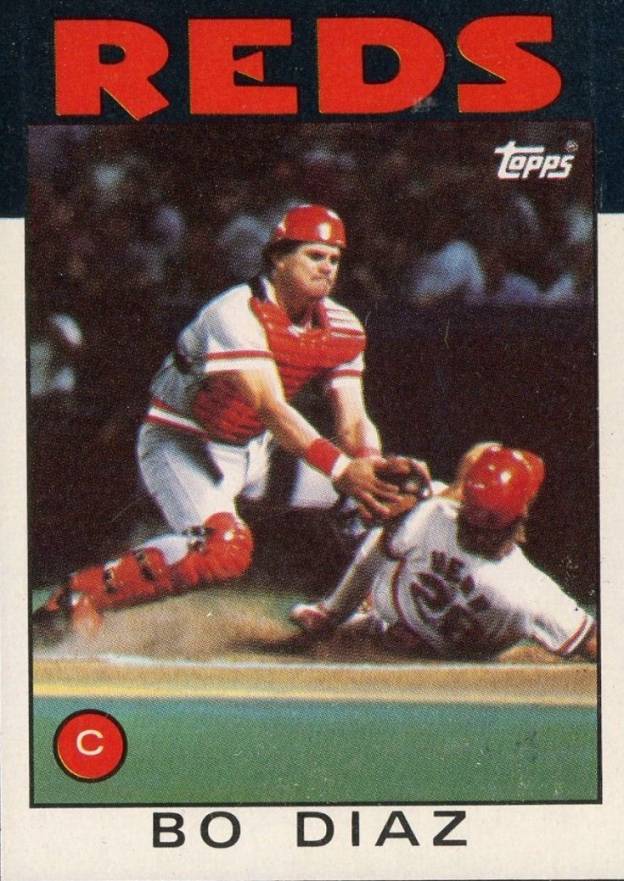 1986 Topps Bo Diaz #639 Baseball Card