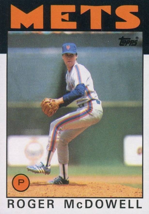 1986 Topps Roger McDowell #547 Baseball Card