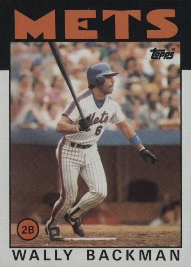 1986 Topps Wally Backman #191 Baseball Card