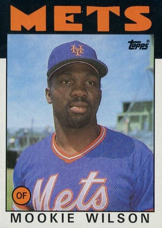 1986 Topps Mookie Wilson #315 Baseball Card