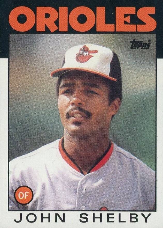 1986 Topps John Shelby #309 Baseball Card