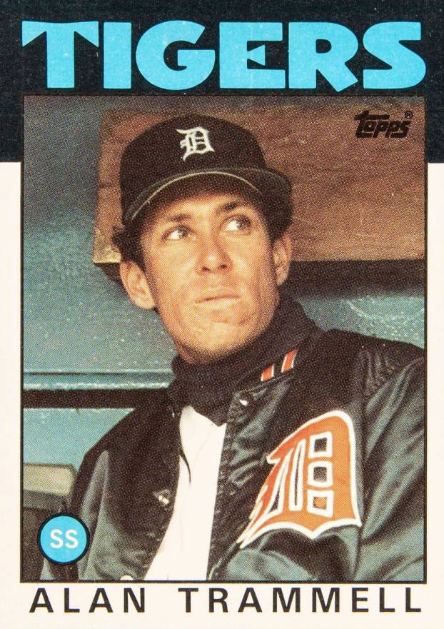 1986 Topps Alan Trammell #130 Baseball Card