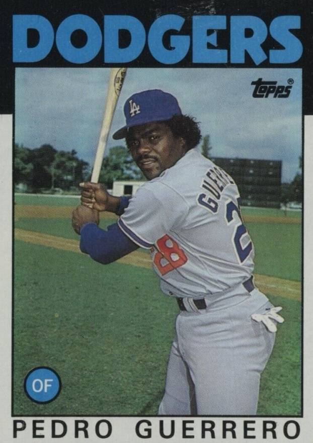 1986 Topps Pedro Guerrero #145 Baseball Card