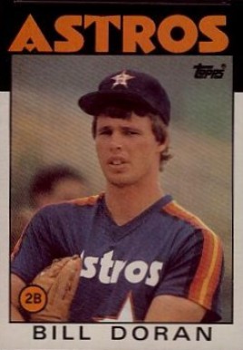 1986 Topps Bill Doran #57d Baseball Card