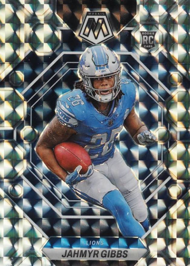 2023 Panini Mosaic Jahmyr Gibbs #324 Football Card