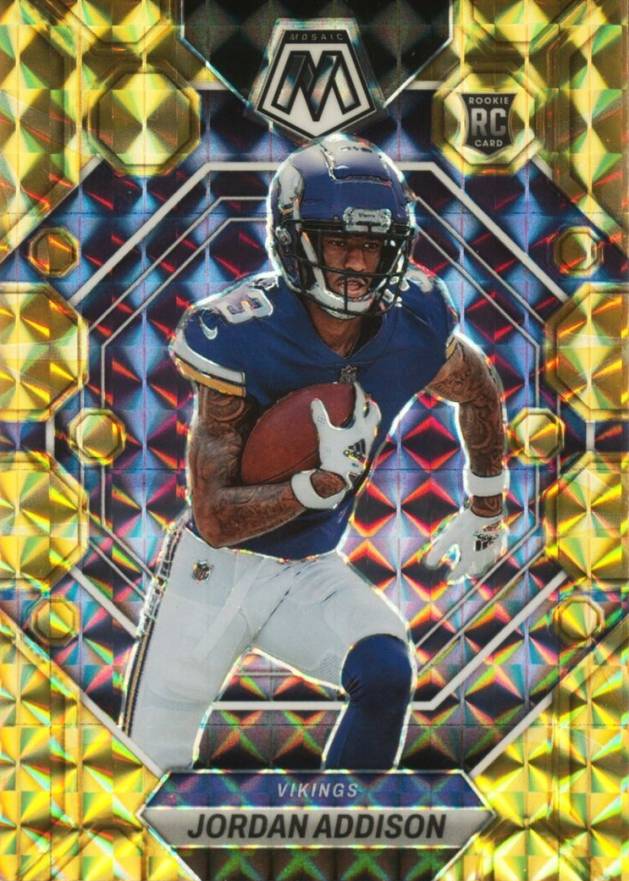 2023 Panini Mosaic Jordan Addison #337 Football Card