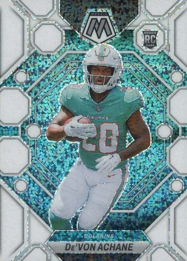 2023 Panini Mosaic De'Von Achane #312 Football Card