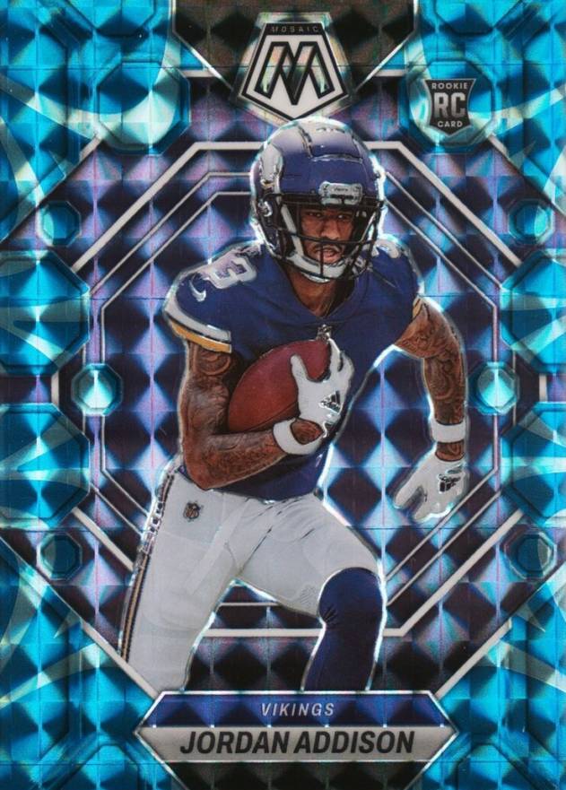 2023 Panini Mosaic Jordan Addison #337 Football Card