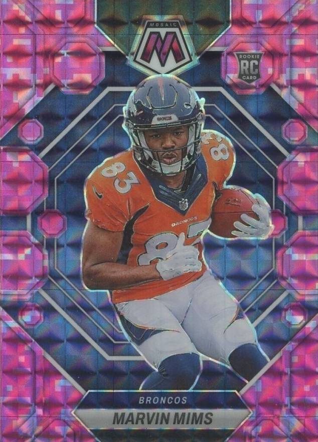 2023 Panini Mosaic Marvin Mims #346 Football Card