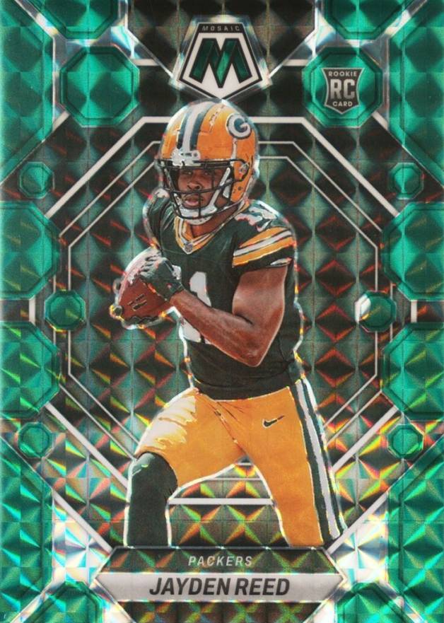 2023 Panini Mosaic Jayden Reed #333 Football Card