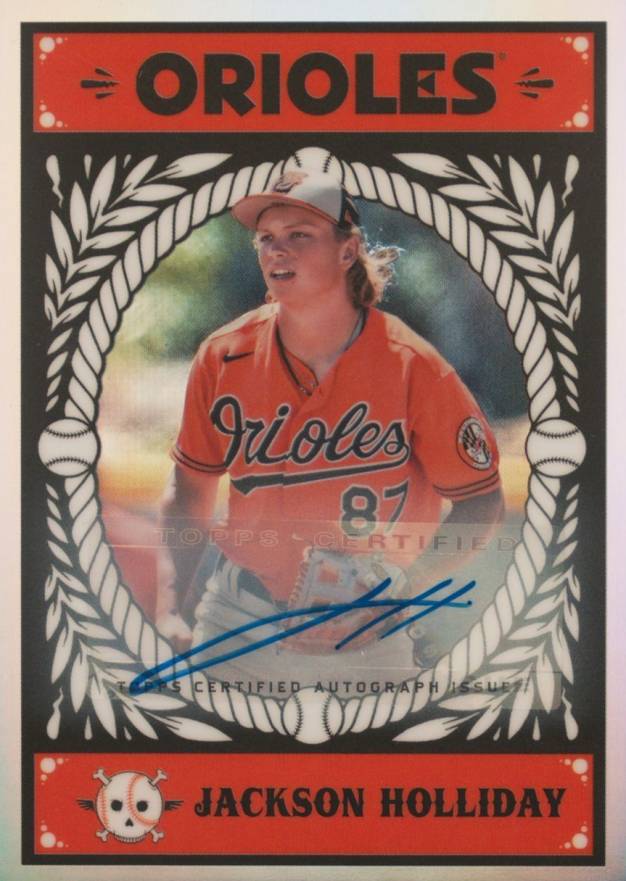 2023 Bowman Chrome Bowman Ascensions Autograph Jackson Holliday #BA15 Baseball Card