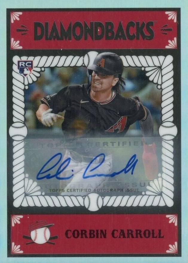 2023 Bowman Chrome Bowman Ascensions Autograph Corbin Carroll #BA1 Baseball Card