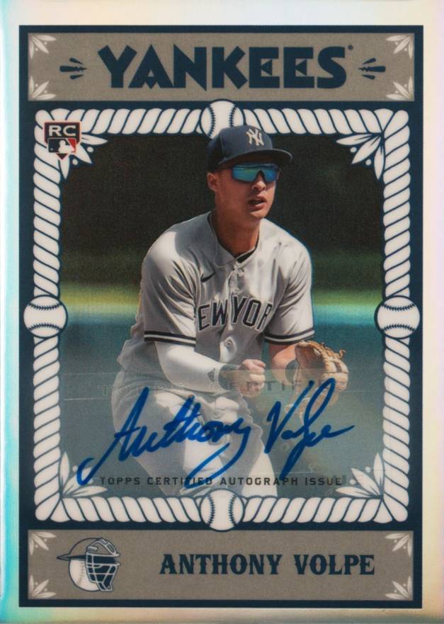 2023 Bowman Chrome Bowman Ascensions Autograph Anthony Volpe #BA24 Baseball Card