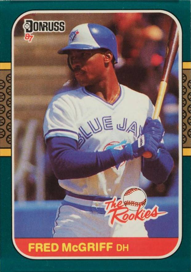 1987 Donruss Rookies Fred McGriff #31 Baseball Card