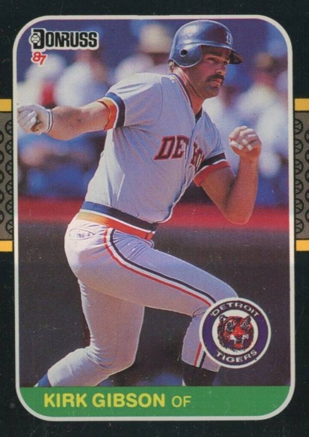 1987 Donruss Kirk Gibson #50 Baseball Card