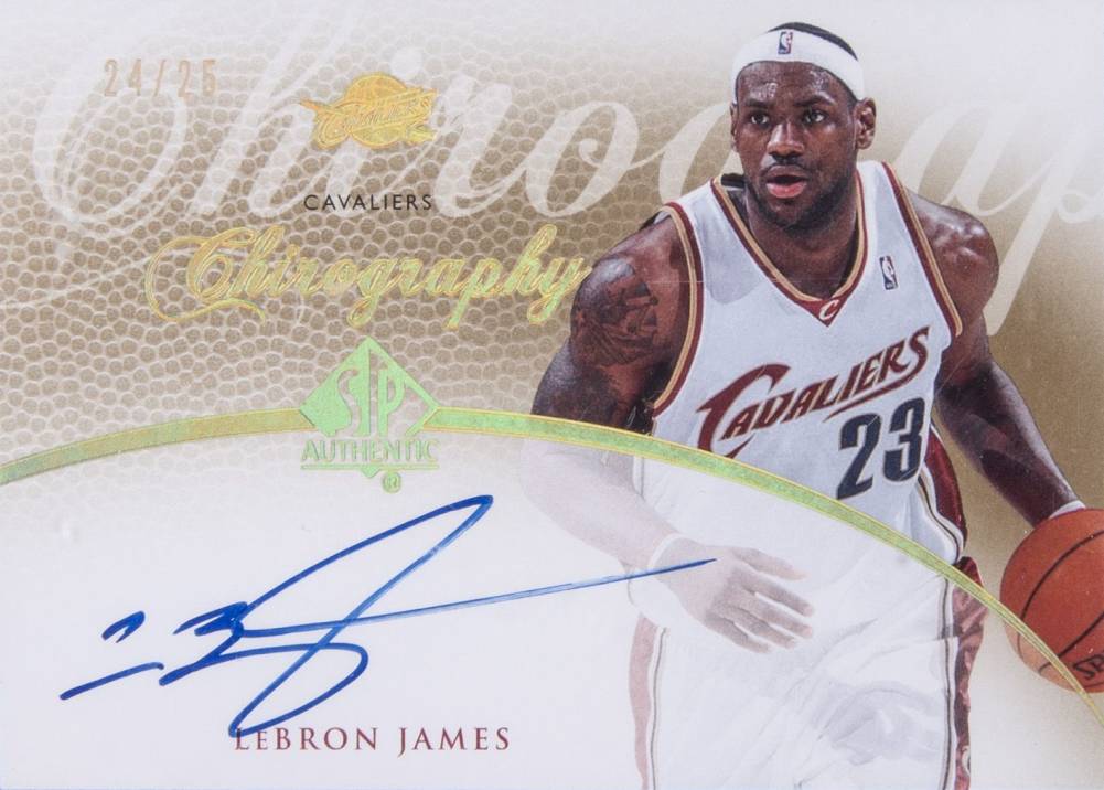 2007 SP Authentic Chirography LeBron James #CR-LJ Basketball Card