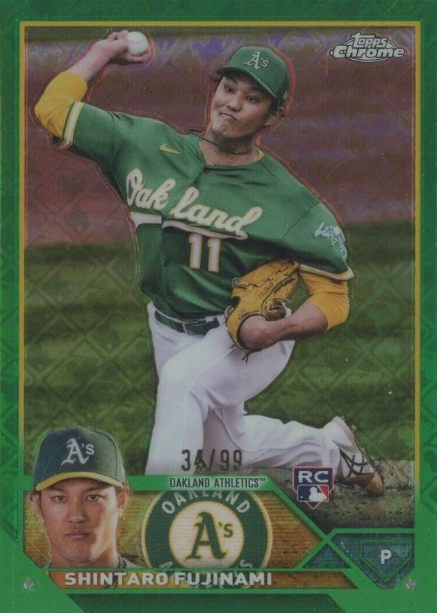 2023 Topps Chrome Logofractor Edition Shintaro Fujinami #97 Baseball Card