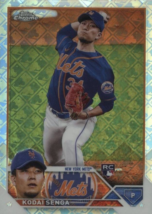 2023 Topps Chrome Logofractor Edition Kodai Senga #217 Baseball Card