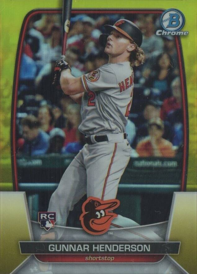 2023 Bowman Chrome Gunnar Henderson #10 Baseball Card