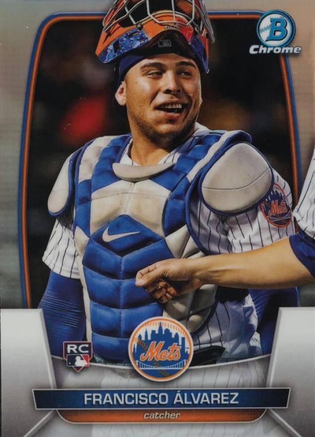 2023 Bowman Chrome Francisco Alvarez #35 Baseball Card