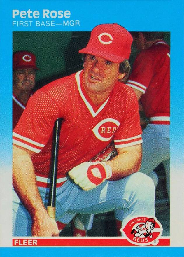 1987 Fleer Pete Rose #213 Baseball Card