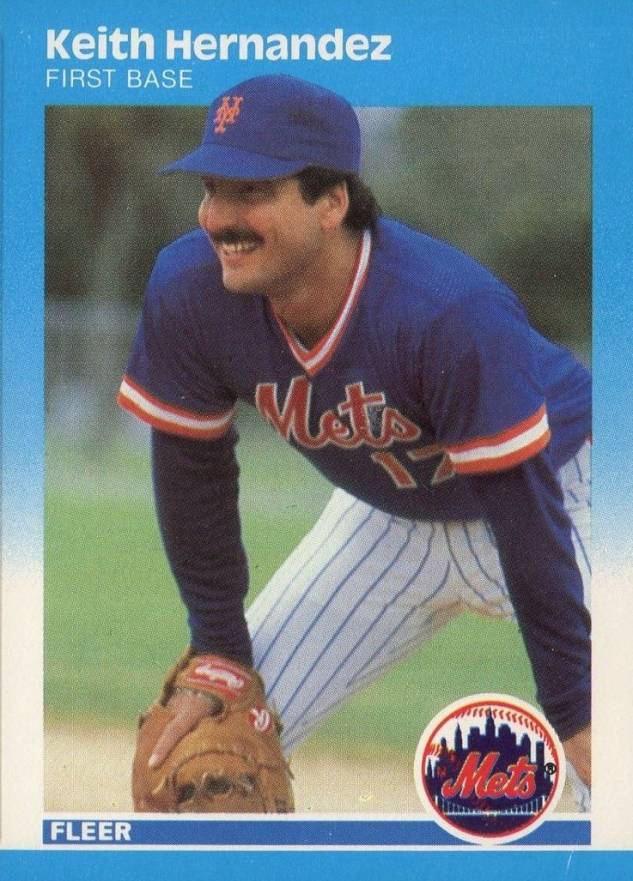 1987 Fleer Keith Hernandez #12 Baseball Card